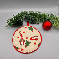 Bonhomme de neige bouche zig zag