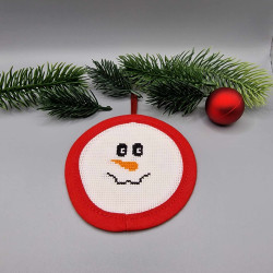 Bonhomme de neige pensif
