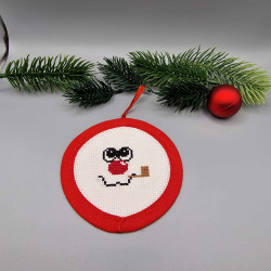 Bonhomme de neige avec pipe