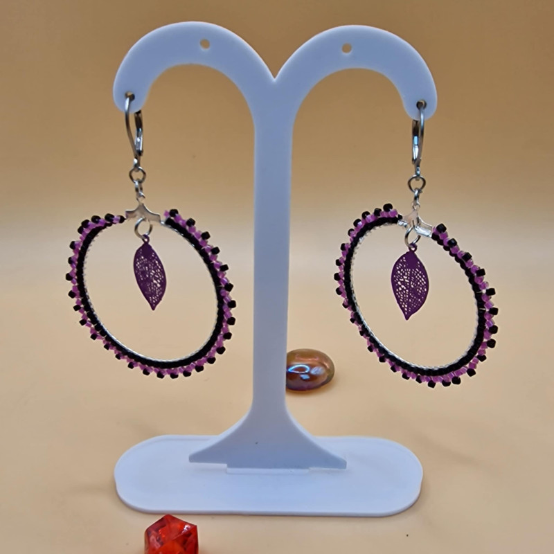 boucles d'oreilles en miyuki boucles d'oreilles en miyuki